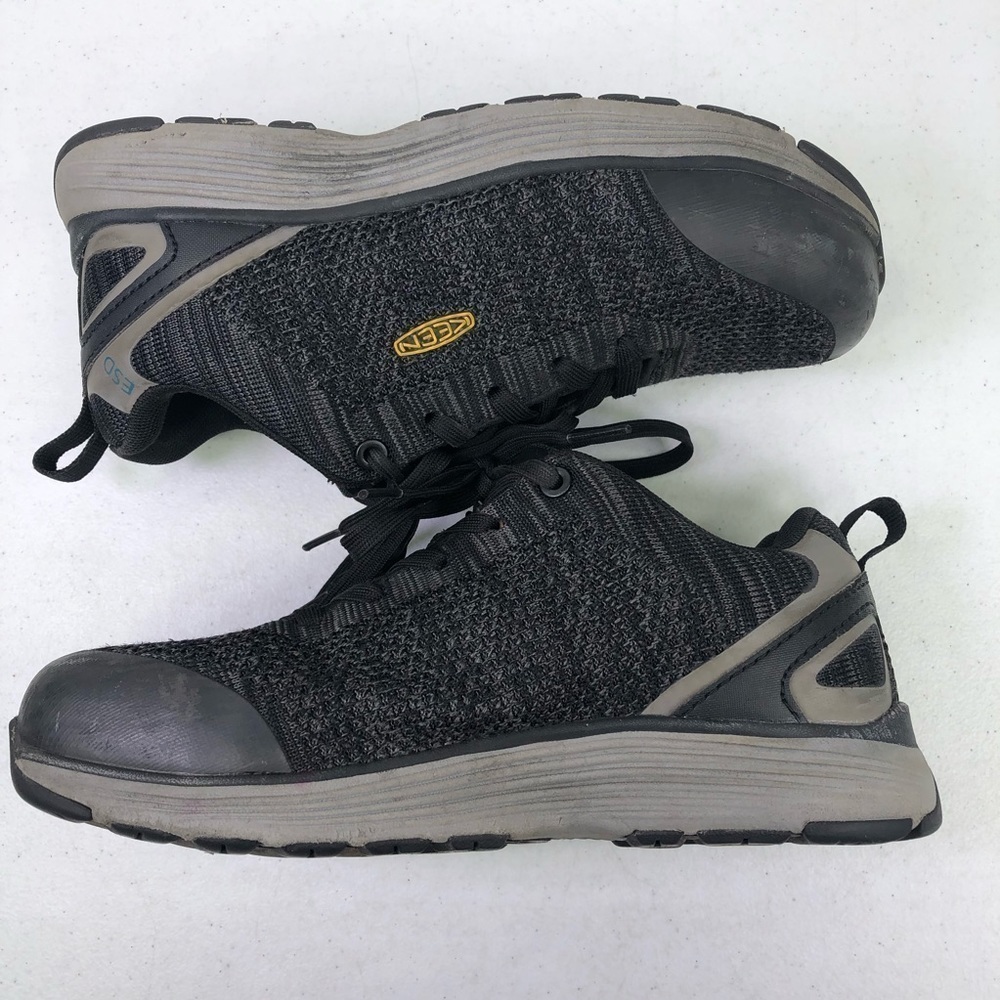 Keen Black Utility Work Alloy Toe Shoes - Picture 3 of 10
